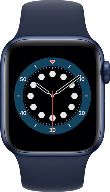 Apple Watch Series 6 40mm GPS (blue alu/navy sportsrem) Elgiganten