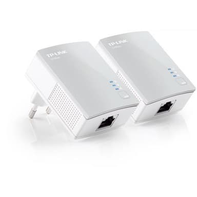 TP-LINK AV 600 Nano Powerline Adapter Starter Kit, 2 enheder, hvid