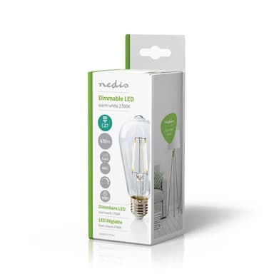 LED-retroglødepære E27 | ST64 | 5,1 W | 470 lm