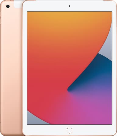 iPad 10,2" (2020) 128 GB LTE (guld)