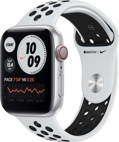 Apple Watch Nike Series 6 44mm GPS+4G LTE (sil alu/plat sportsrem)