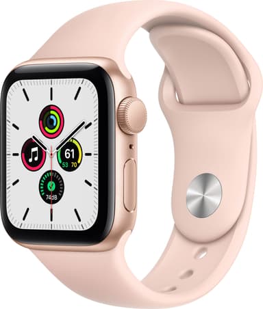 Apple Watch SE 40mm GPS (gold alu/pink sand sportsrem)