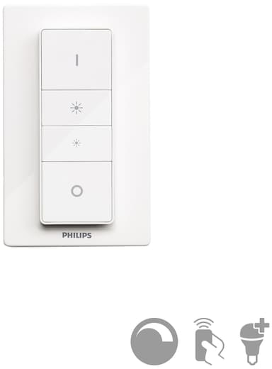 Philips Hue fjernbetjent lysdæmper HUEDIMSWITCHP