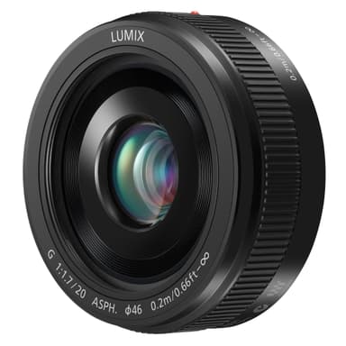 Panasonic Lumix G Vario 20mm prime objektiv (sort)