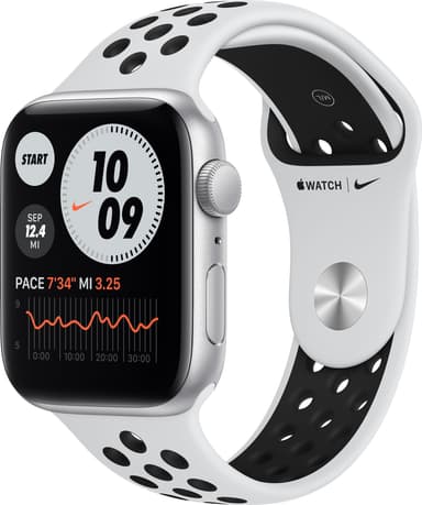 Apple Watch Nike SE 44mm GPS (silver alu/plat sportsrem)