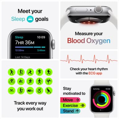 Apple Watch Series 6 44mm GPS (blue alu/navy sportsrem)
