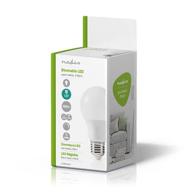 Dæmpbar LED-lampe, E27 | A60 | 9,2 W | 1055 lm