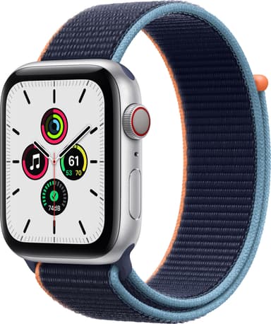 Apple Watch SE 44mm GPS+4G LTE (silver alu/navy sports-loop)