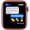 Apple Watch Series 6 44mm GPS+4G LTE (red alu/rød sportsrem)