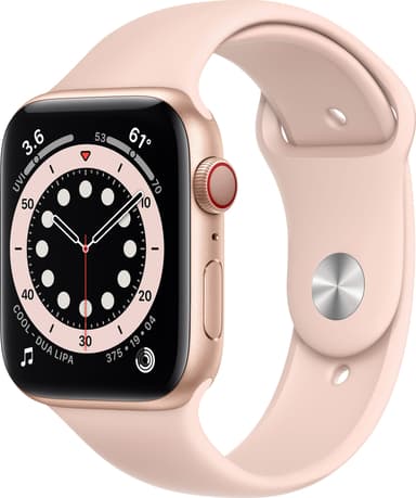 Apple Watch Series 6 44mm GPS+4G LTE (gold alu/pink sand sportsrem)