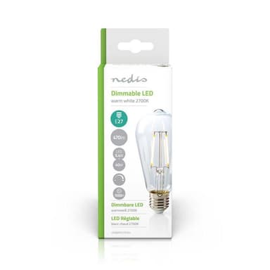 LED-retroglødepære E27 | ST64 | 5,1 W | 470 lm