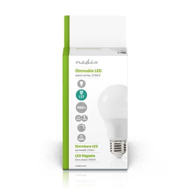 Dæmpbar LED-lampe, E27 | A60 | 9,2 W | 1055 lm