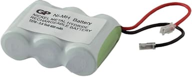 Genopladelige Ni-MH-batteri 3.6 V 600 mAh 1-Bobler