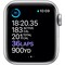 Apple Watch Series 6 40mm GPS+4G LTE (silver steel/hvid sportsrem)