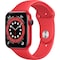 Apple Watch Series 6 44mm GPS+4G LTE (red alu/rød sportsrem)