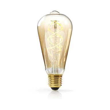 Dæmpbar LED-vintageglødepære E27 | ST64 | 5 W | 260 lm