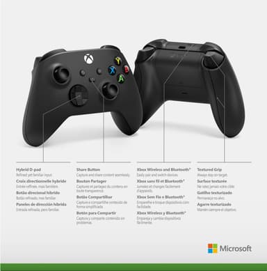 Microsoft Xbox Series X og S Wireless controller (carbon black)