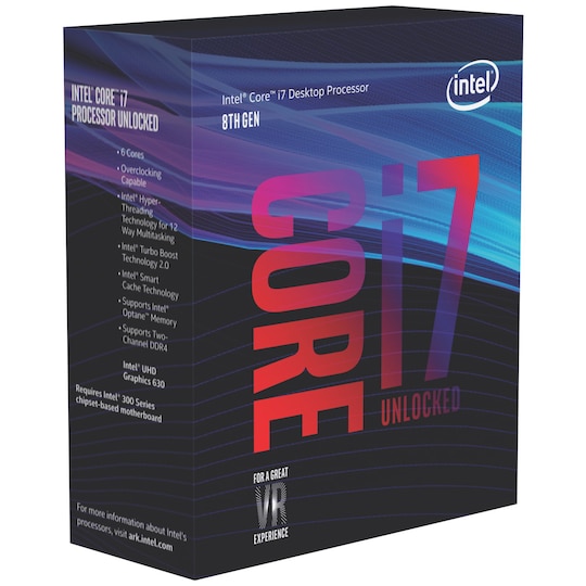 Intel Core i7-8700K processor (boks)