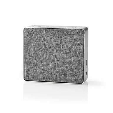 Bluetooth®-højttaler | 15 W | Metaludformet design | Aluminiumsølv