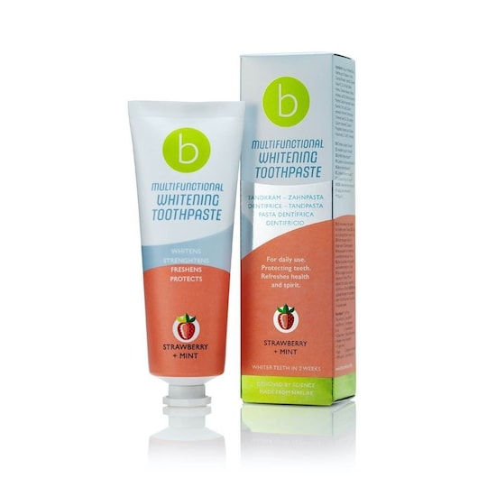 licens Før aflevere Beconfident® Multifunktionel tandpasta Jordbær + Mint 75 ml | Elgiganten