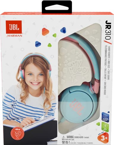 JBL Jr. 310 on-ear høretelefoner (blå)