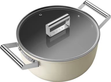 Smeg 50’s Style kasserolle CREAMCAS24