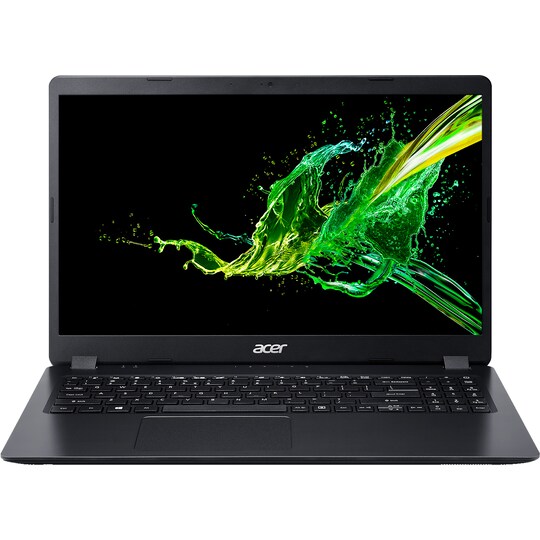 Acer Aspire 3 15,6" bærbar computer i3/8 GB (sort)