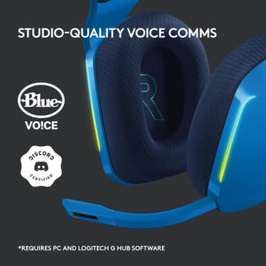 Logitech G733 Lightspeed RGB gaming headset (blå)