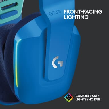 Logitech G733 Lightspeed RGB gaming headset (blå)