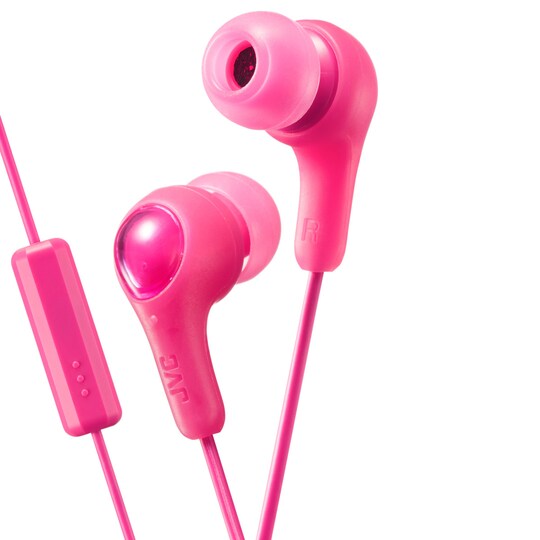 JVC Gumy Plus in-ear hovedtelefoner (pink)
