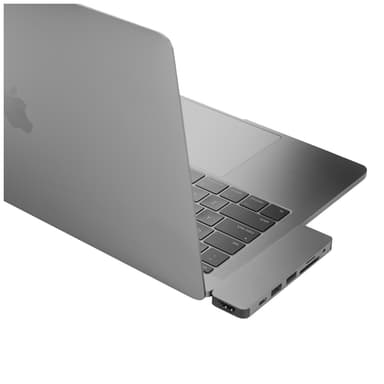 Hyperdrive Solo 7-i-1 multiadapter til MacBook (grå)