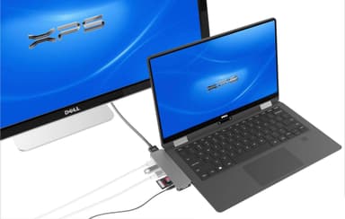 Hyperdrive Solo 7-i-1 multiadapter til MacBook (grå)