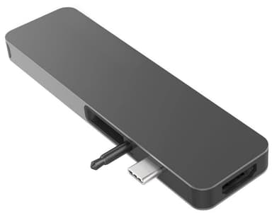 Hyperdrive Solo 7-i-1 multiadapter til MacBook (grå)
