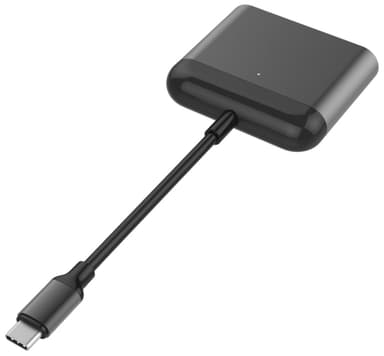 HyperDrive USB-C Pro 3-i-1 kortlæser (sort)