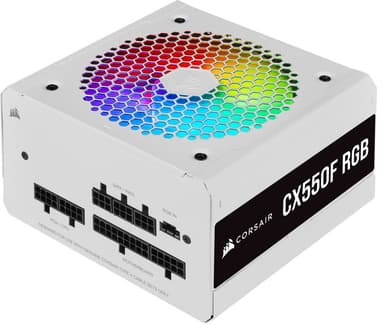 PSU Corsair CX550F White RGB - Modular, 80+ Bronze