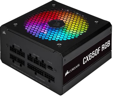 PSU Corsair CX650F Black RGB - Modular, 80+ Bronze
