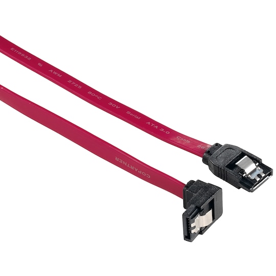 Hama SATA 3 fladt internt kabel 60 cm (rød)