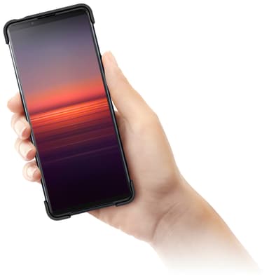 Sony Xperia 5 II Style Cover med stand (sort)