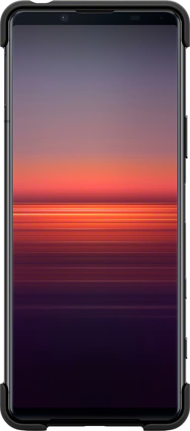 Sony Xperia 5 II Style Cover med stand (sort)