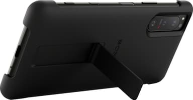 Sony Xperia 5 II Style Cover med stand (sort)