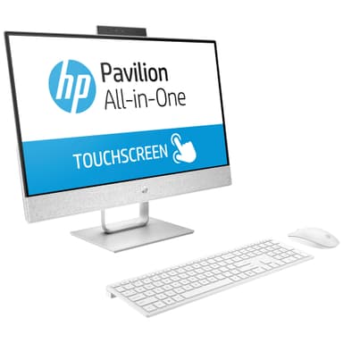 HP Pavilion 24-x005no 23.8" AIO stationær pc (sølv/hvid) HP Pavilion 24-x005no 23.8" AIO stationær pc (sølv/hvid)
