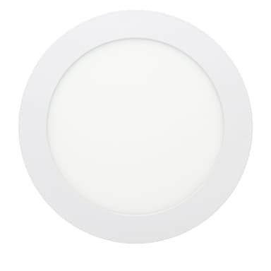 ECD Germany 10-pak LED Downlight 12W - panel i loftet projektører Ultraslim - 220-240 - SMD 2835 - Ø17 cm - kold hvid 6500K - Rund forsænket belysning