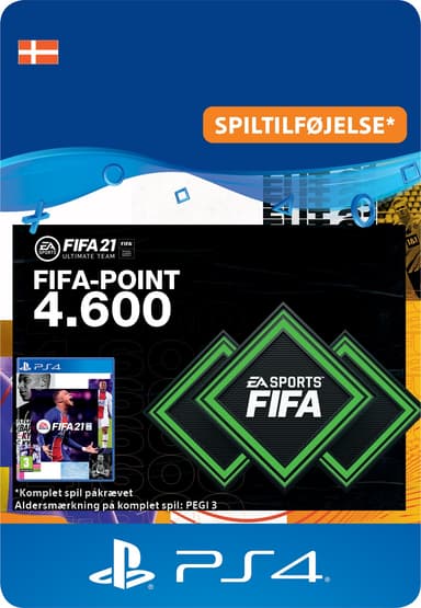 Fifa 21 Fut 4600 Ultimate Team Points Playstation Dk Elgiganten