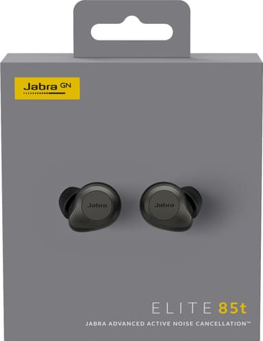 Jabra Elite 85T true wireless høretelefoner (sort/titanium)
