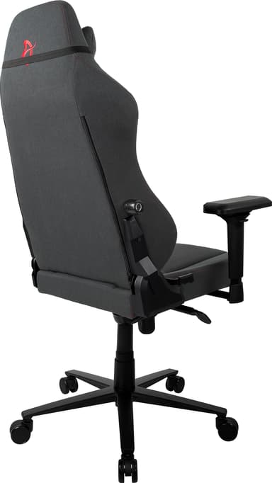 Arozzi Primo Woven Fabric gaming stol (sort/grå med rødt logo)
