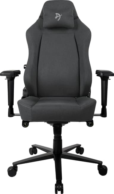 Arozzi Primo Woven Fabric gaming stol (sort/grå med gråt logo)