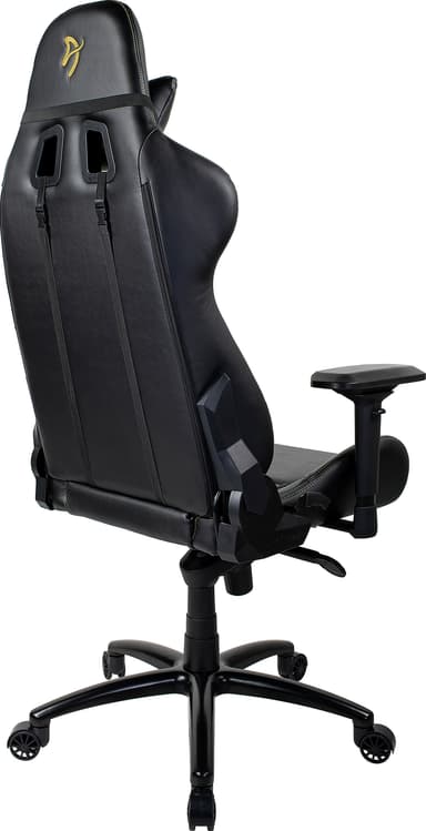 Arozzi Verona Signature PU gaming stol (sort med guldfarvet gold logo)