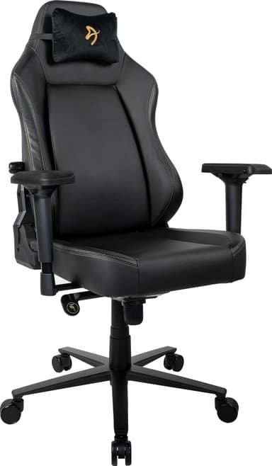 Arozzi Primo PU gaming stol (sort med guldfarvet logo)