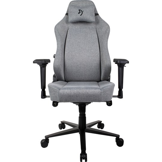 Arozzi Primo Woven Fabric gaming stol (grå med sort logo)