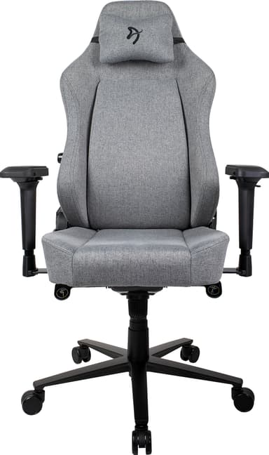 Arozzi Primo Woven Fabric gaming stol (grå med sort logo)